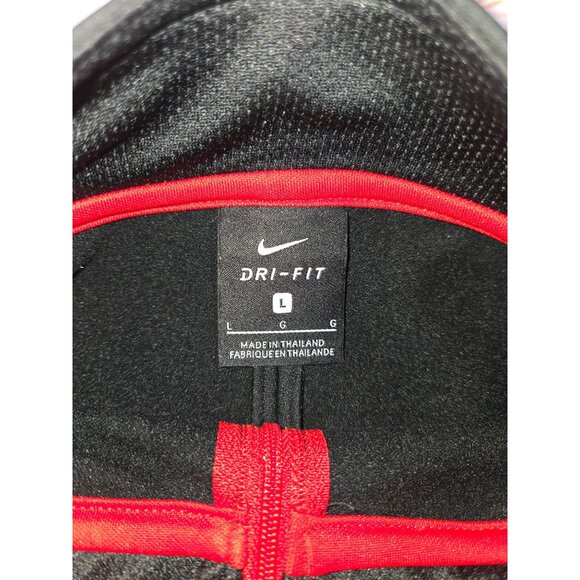 Nike Dri-Fit Black Half-Zip Long Sleeve Pullover Large - Picture 5 of 8